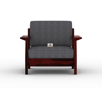 Edkin Wooden 3+1+1 Sofa Set - Urbnfurnish