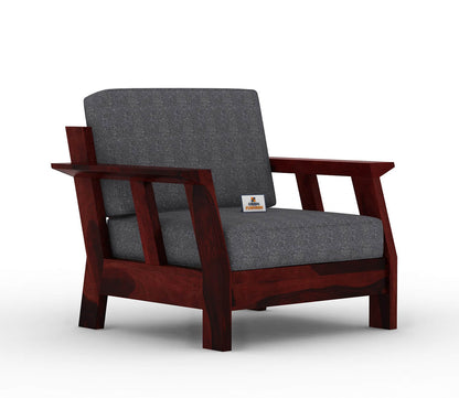 Edkin Wooden 3+1+1 Sofa Set - Urbnfurnish