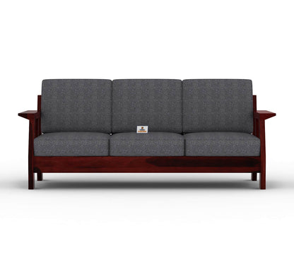 Edkin Wooden 3+1+1 Sofa Set - Urbnfurnish