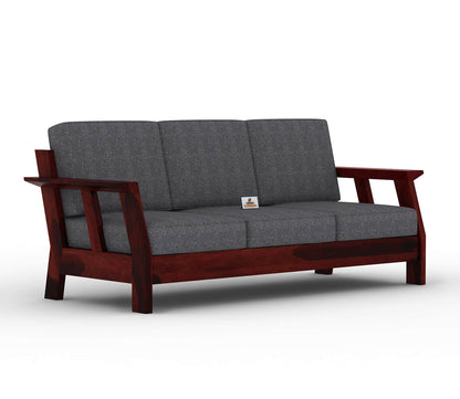 Edkin Wooden 3+1+1 Sofa Set - Urbnfurnish