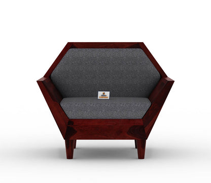 Jones Wooden 3+1+1 Sofa Set - Urbnfurnish