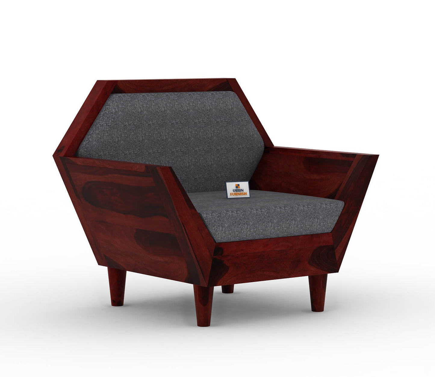 Jones Wooden 3+1+1 Sofa Set - Urbnfurnish