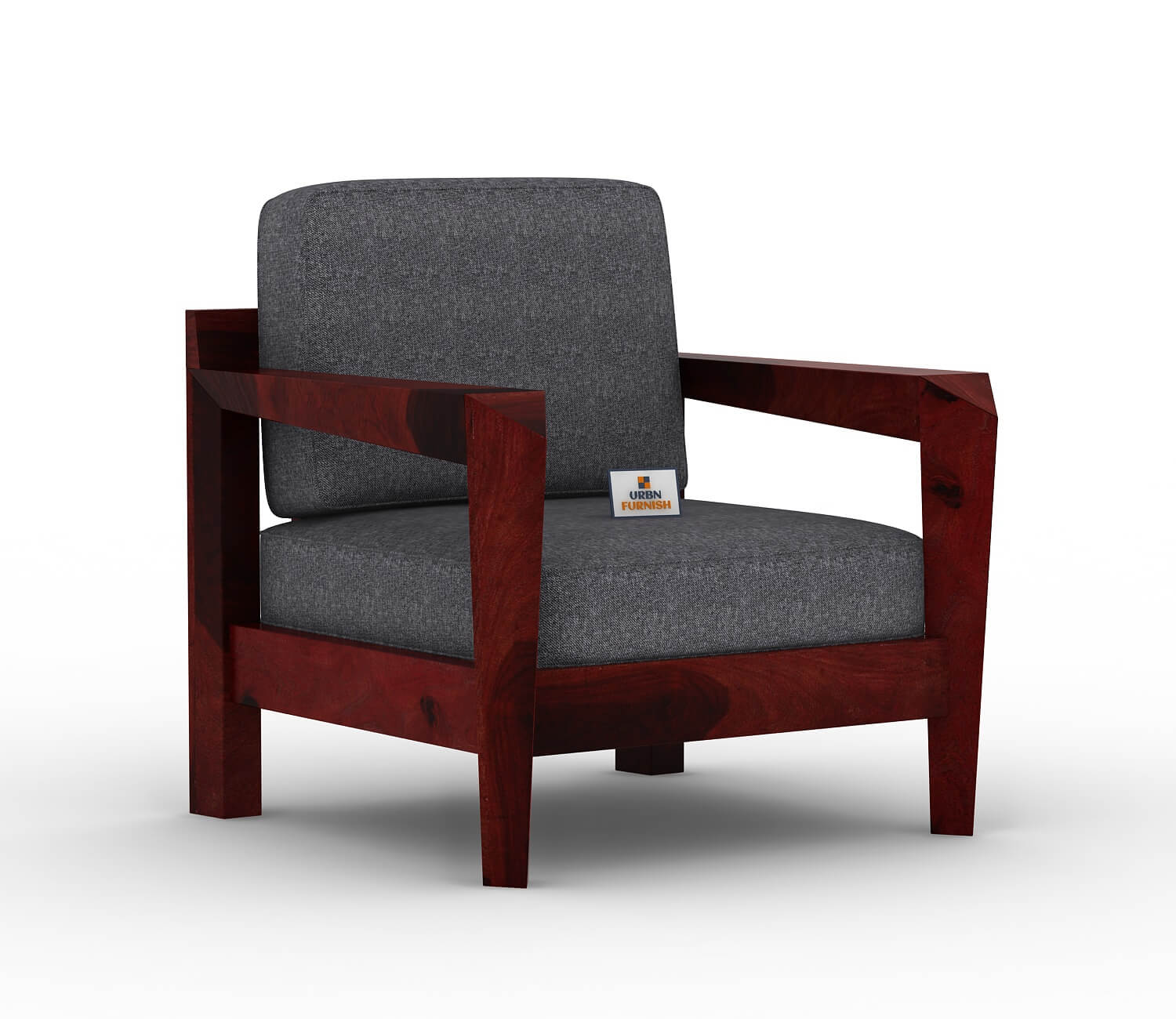 Hampton Wooden 3+1+1 Sofa Set - Urbnfurnish