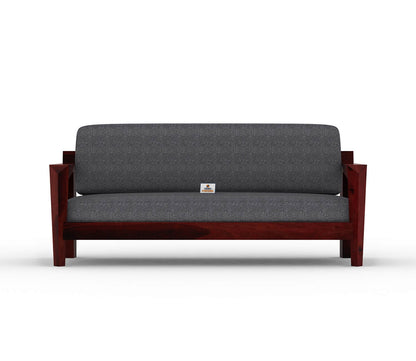 Hampton Wooden 3+1+1 Sofa Set - Urbnfurnish