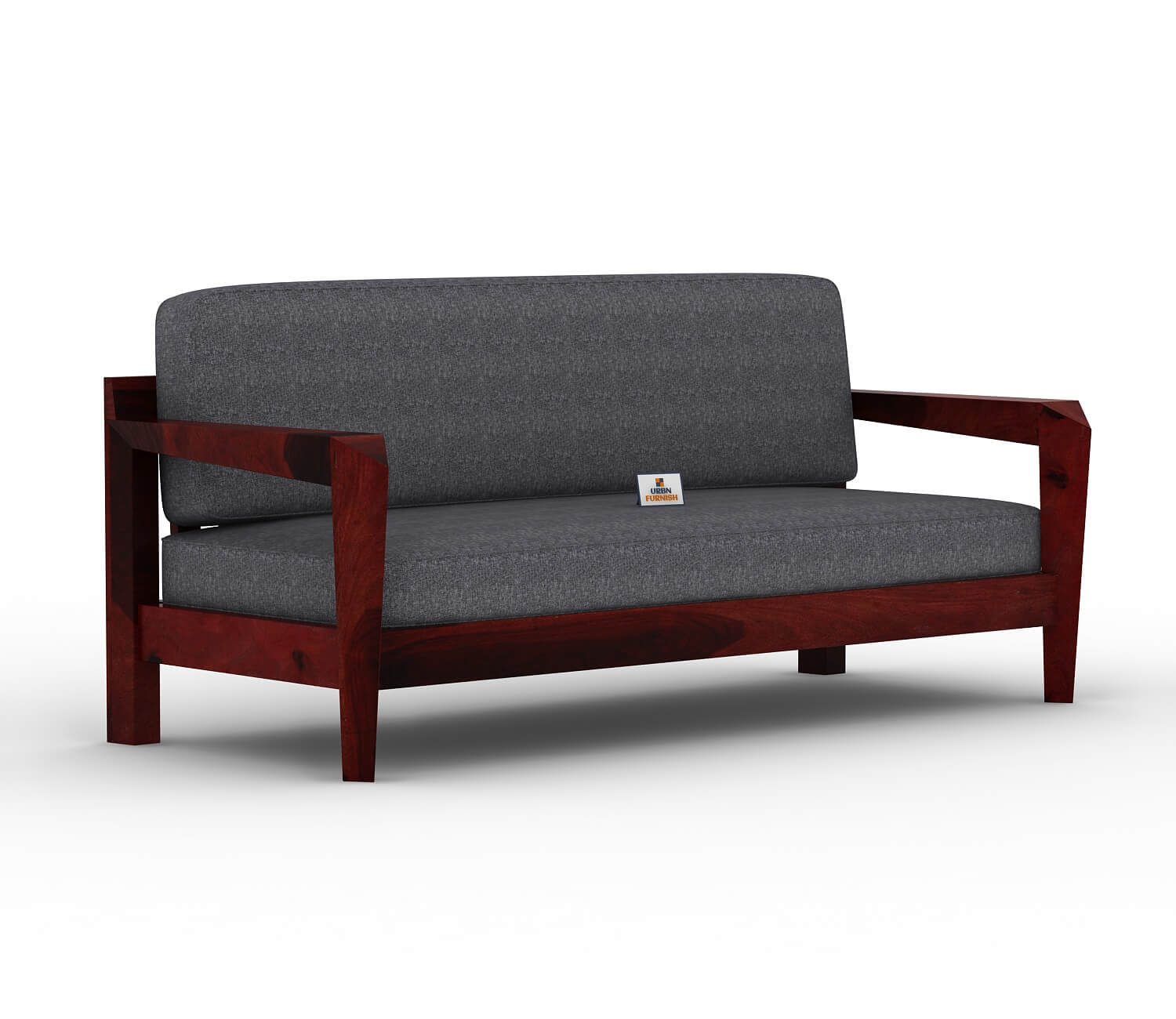 Hampton Wooden 3+1+1 Sofa Set - Urbnfurnish