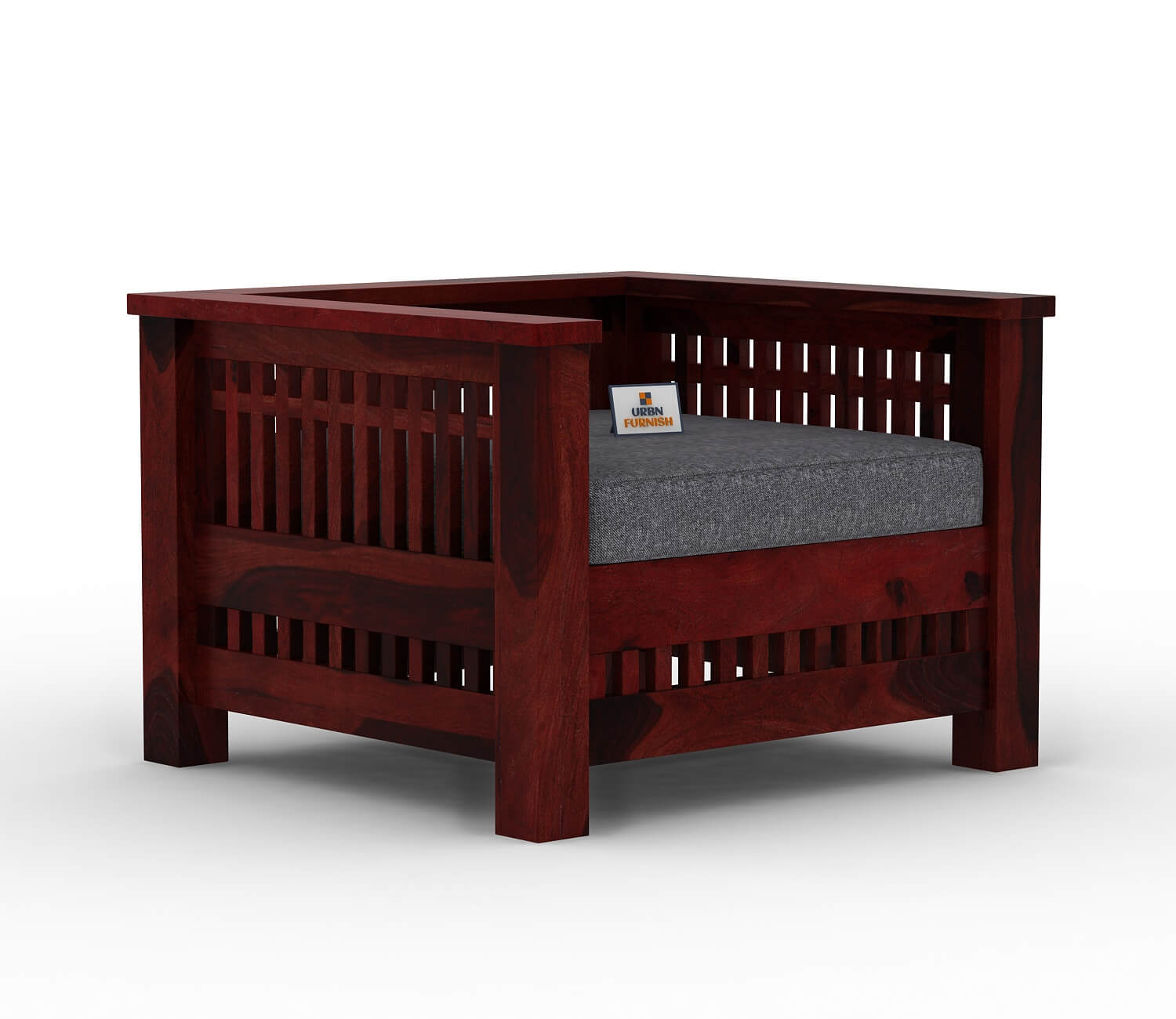 Bradford Wooden 3+1+1 Sofa Set - Urbnfurnish