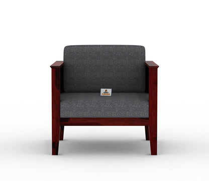 Venice Wooden 3+1+1 Sofa Set - Urbnfurnish
