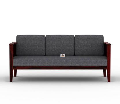 Venice Wooden 3+1+1 Sofa Set - Urbnfurnish