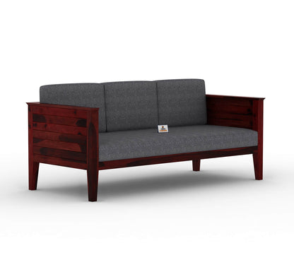 Venice Wooden 3+1+1 Sofa Set - Urbnfurnish