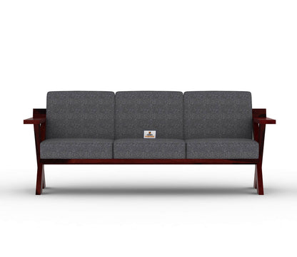 Lewis Wooden 3+1+1 Sofa Set - Urbnfurnish