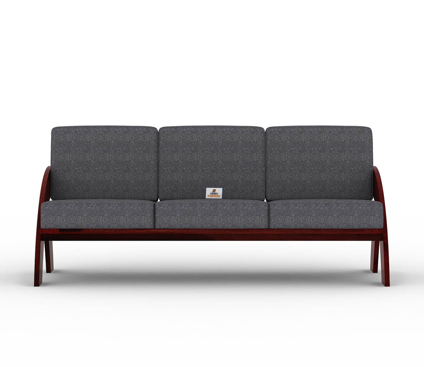 Smith Wooden 3+1+1 Sofa Set - Urbnfurnish