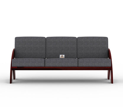 Smith Wooden 3+1+1 Sofa Set - Urbnfurnish