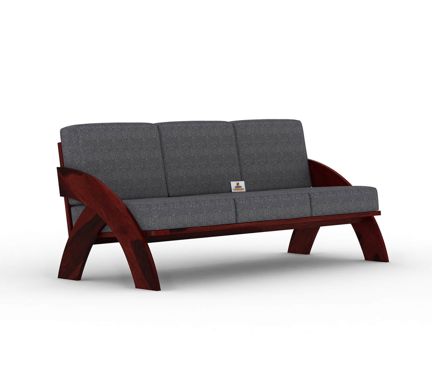 Smith Wooden 3+1+1 Sofa Set - Urbnfurnish