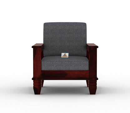 Angelic Wooden 3+1+1 Sofa Set - Urbnfurnish