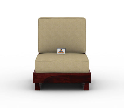 Finlauy Wooden 3+1+1 Sofa Set - Urbnfurnish