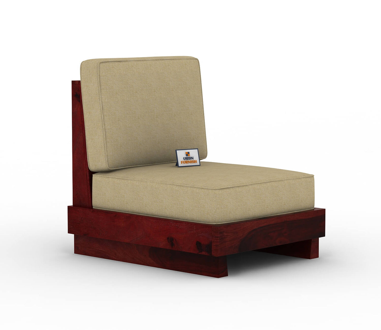 Finlauy Wooden 3+1+1 Sofa Set - Urbnfurnish