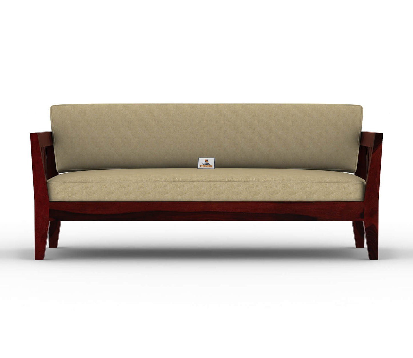 Sacby Wooden 3+1+1 Sofa Set - Urbnfurnish