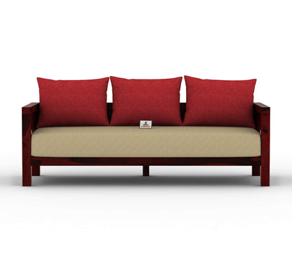 Stamford Wooden 3+1+1 Sofa Set - Urbnfurnish