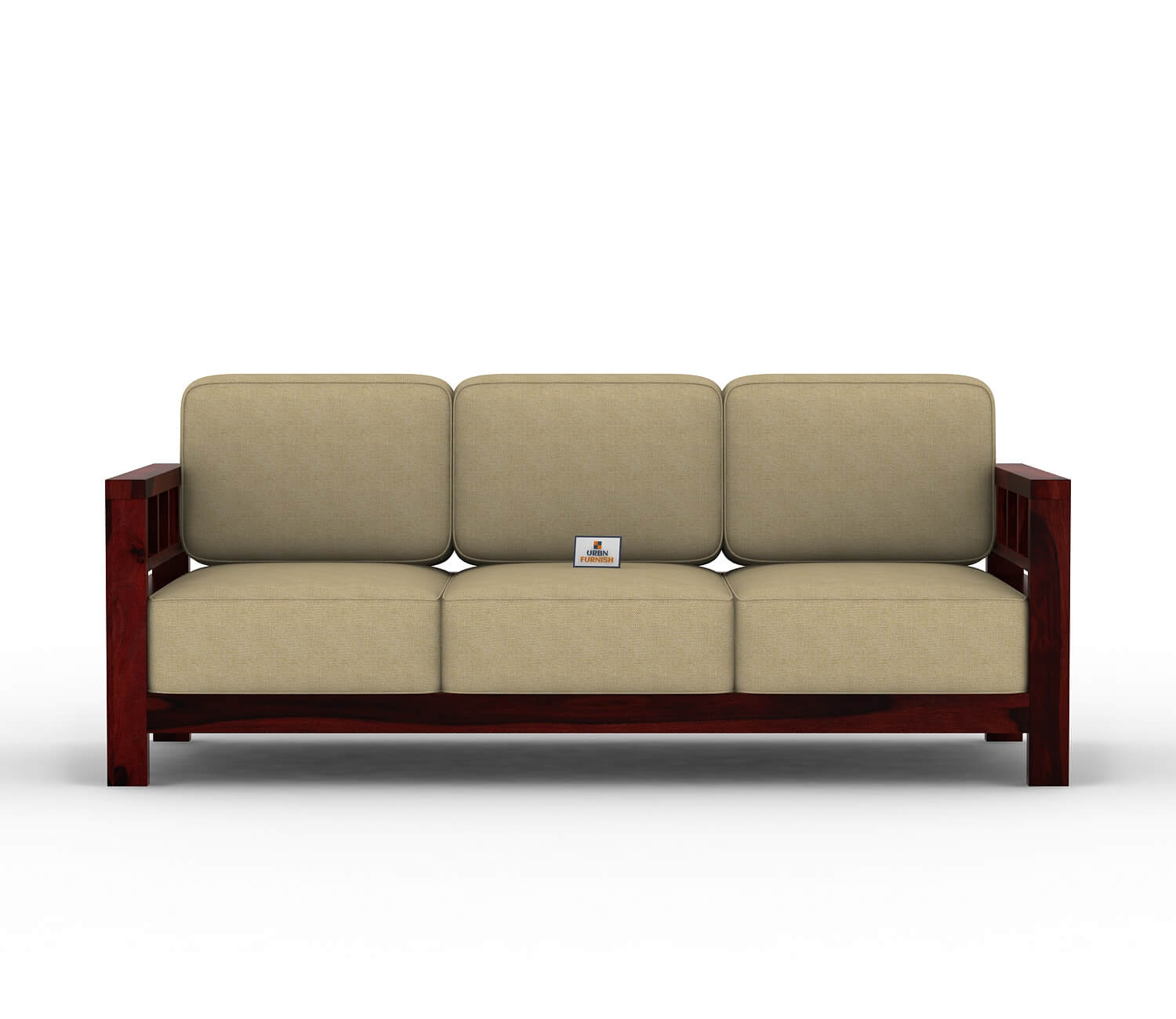 Drake Wooden 3+1+1 Sofa Set - Urbnfurnish