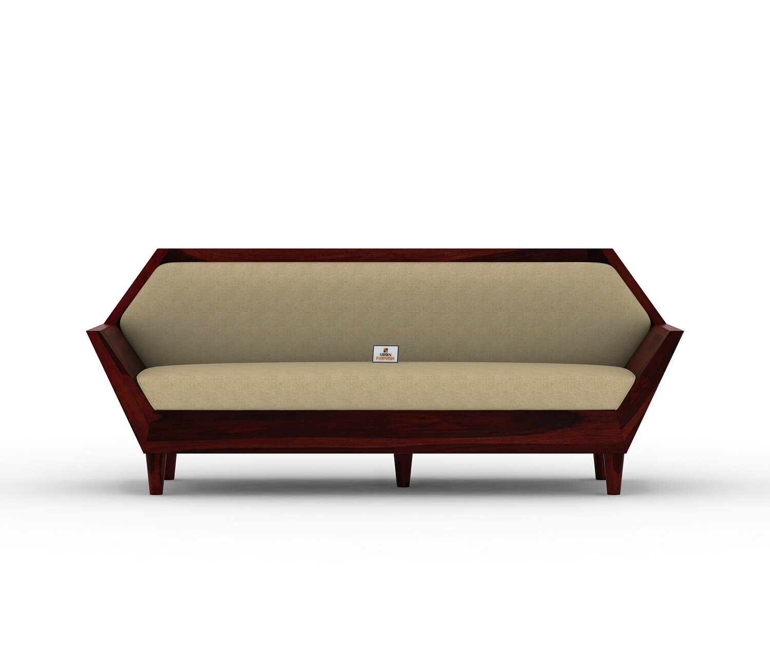 Jones Wooden 3+1+1 Sofa Set - Urbnfurnish