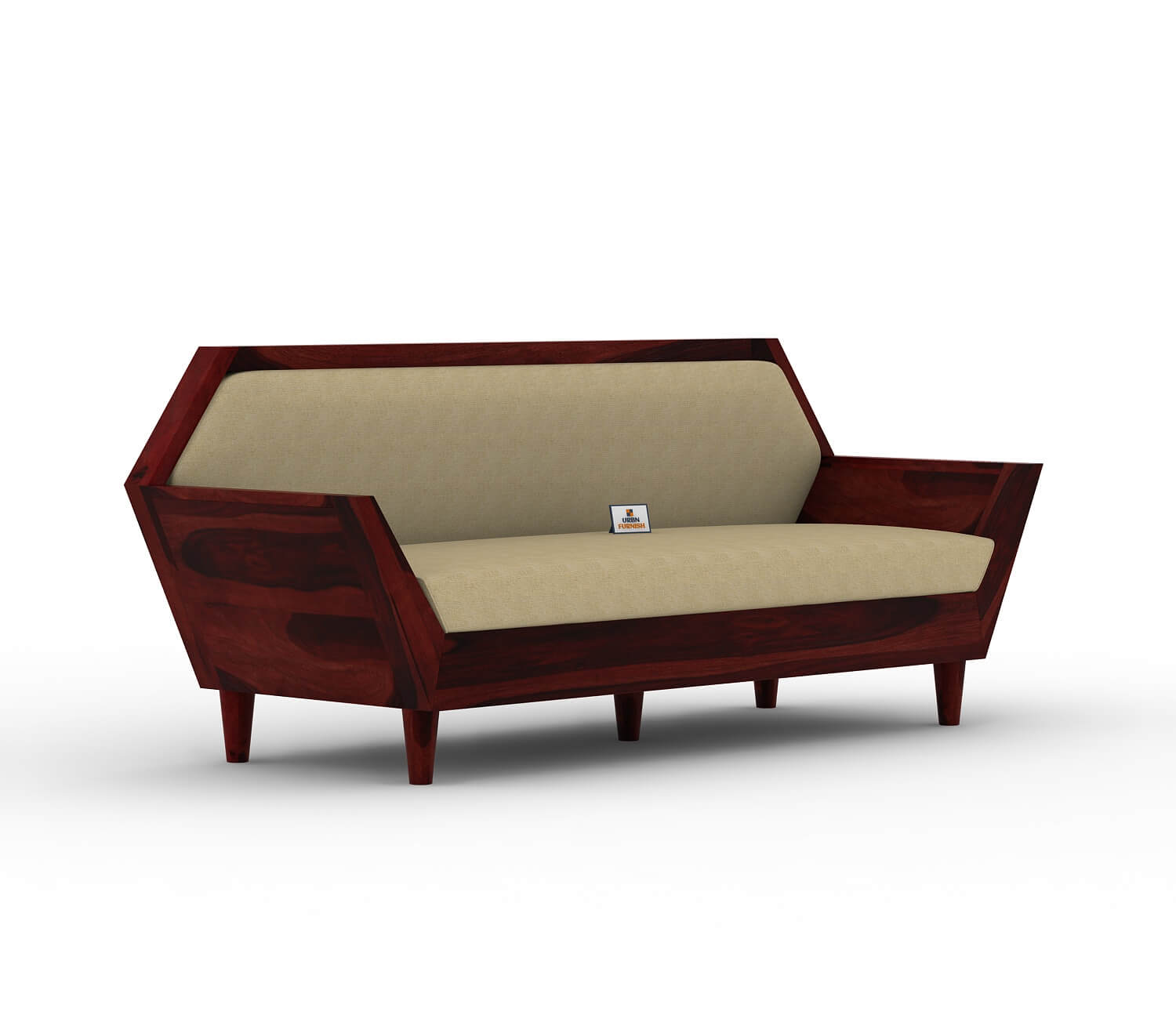 Jones Wooden 3+1+1 Sofa Set - Urbnfurnish