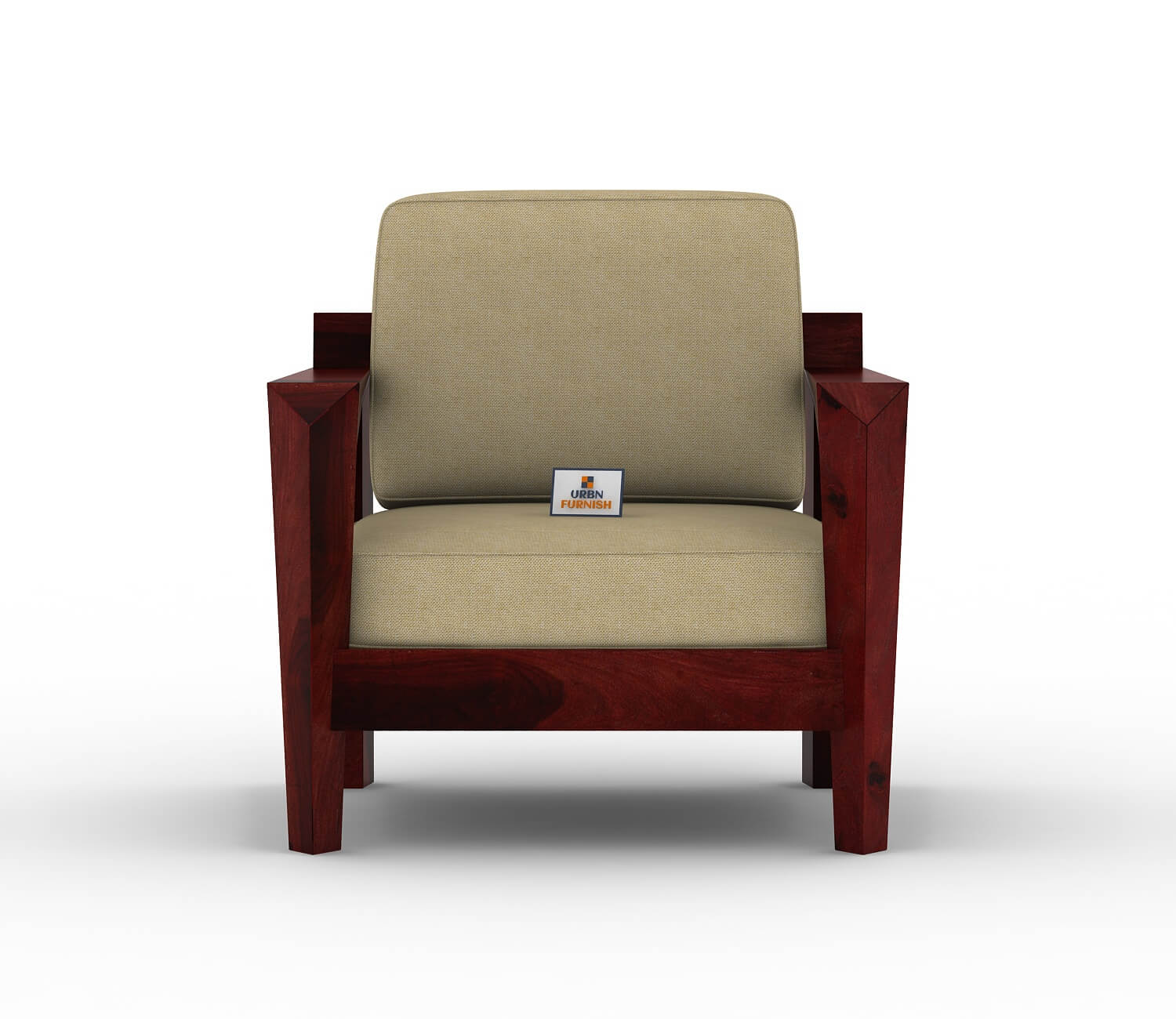 Hampton Wooden 3+1+1 Sofa Set - Urbnfurnish