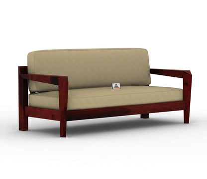 Hampton Wooden 3+1+1 Sofa Set - Urbnfurnish