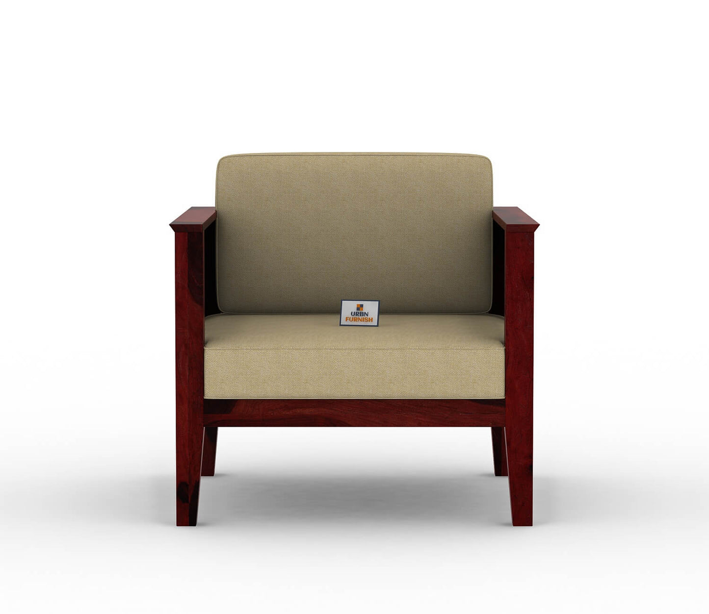 Venice Wooden 3+1+1 Sofa Set - Urbnfurnish