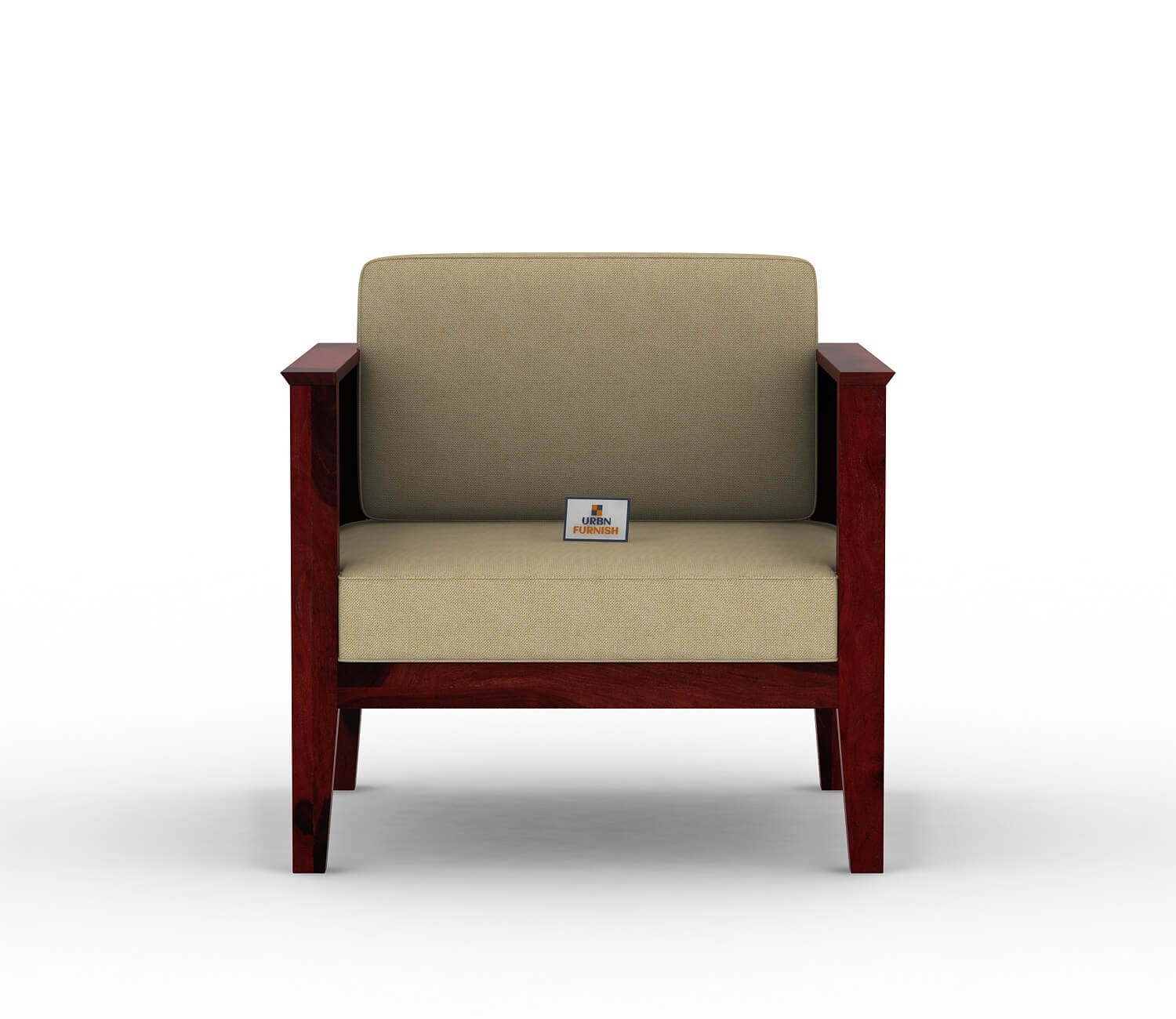 Venice Wooden 3+1+1 Sofa Set - Urbnfurnish