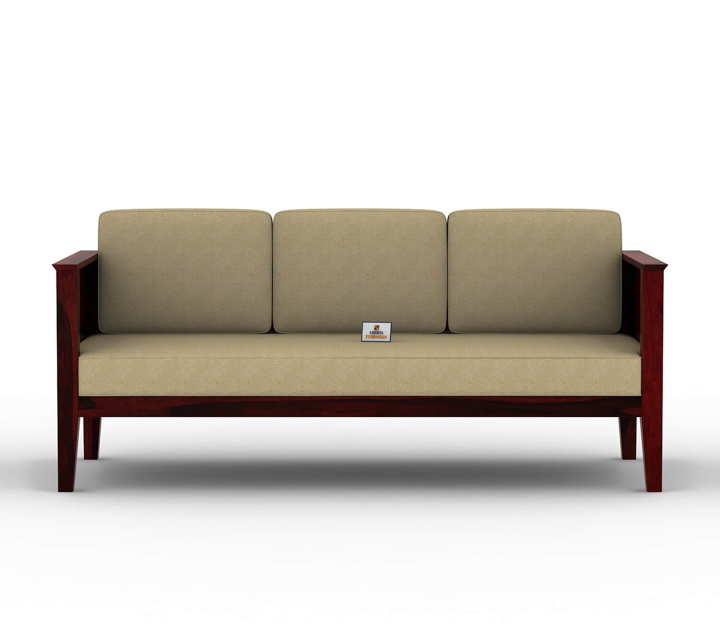 Venice Wooden 3+1+1 Sofa Set - Urbnfurnish