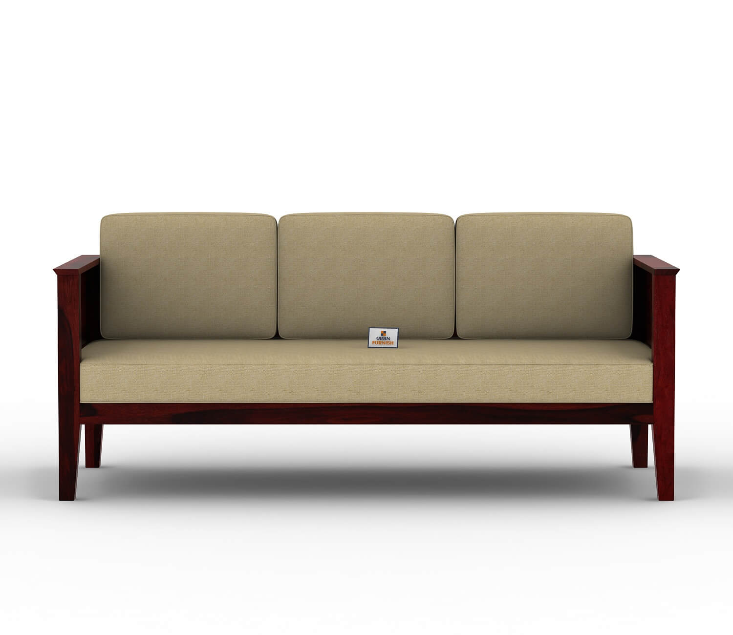 Venice Wooden 3+1+1 Sofa Set - Urbnfurnish