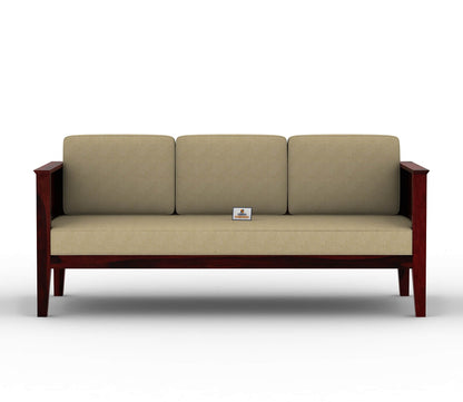 Venice Wooden 3+1+1 Sofa Set - Urbnfurnish