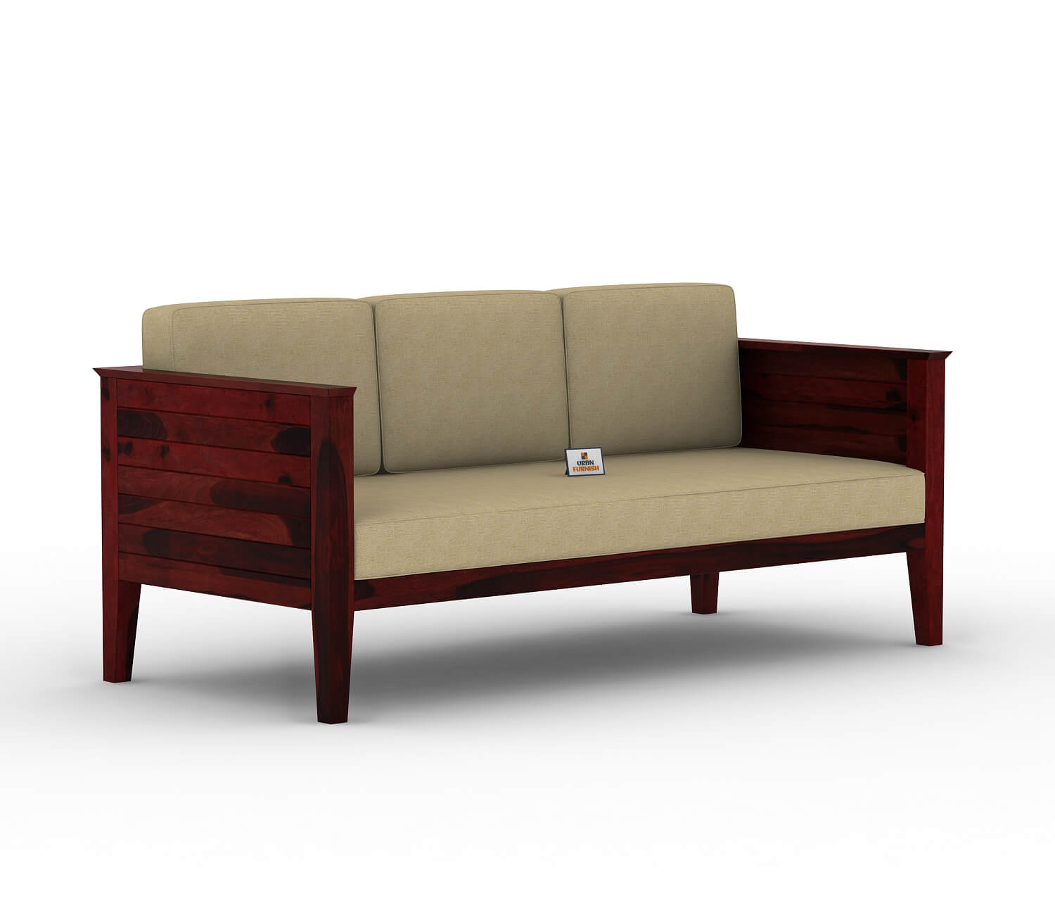 Venice Wooden 3+1+1 Sofa Set - Urbnfurnish