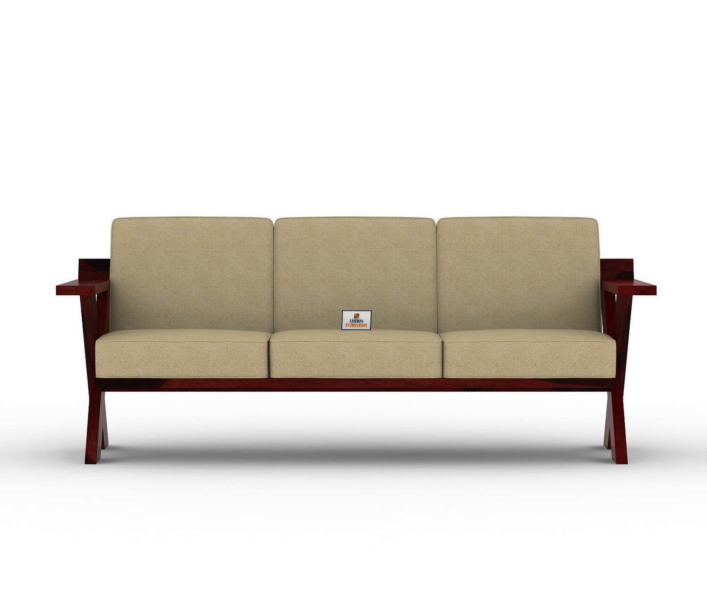Lewis Wooden 3+1+1 Sofa Set - Urbnfurnish