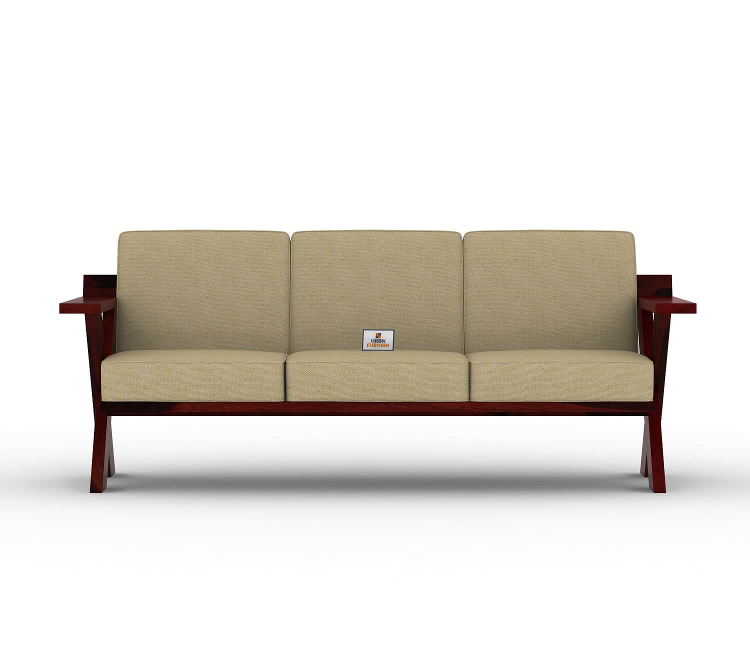 Lewis Wooden 3+1+1 Sofa Set - Urbnfurnish