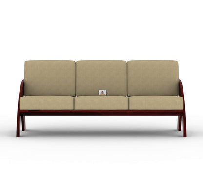 Smith Wooden 3+1+1 Sofa Set - Urbnfurnish