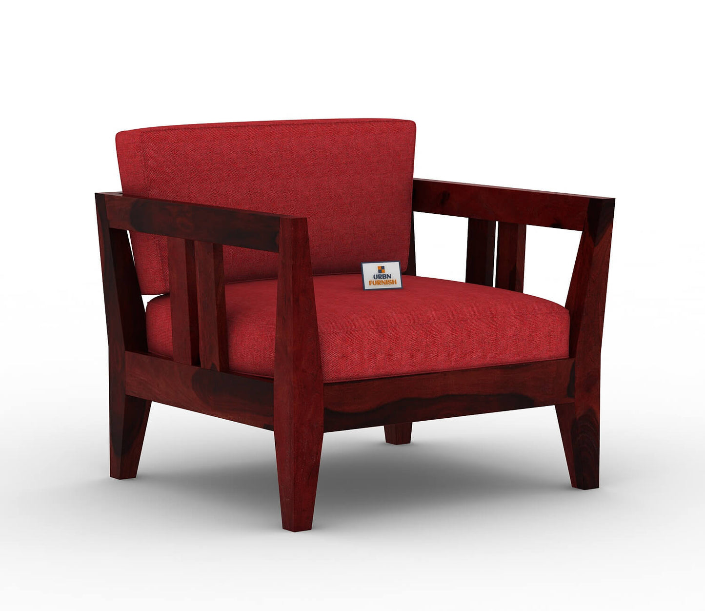 Sacby Wooden 3+1+1 Sofa Set - Urbnfurnish
