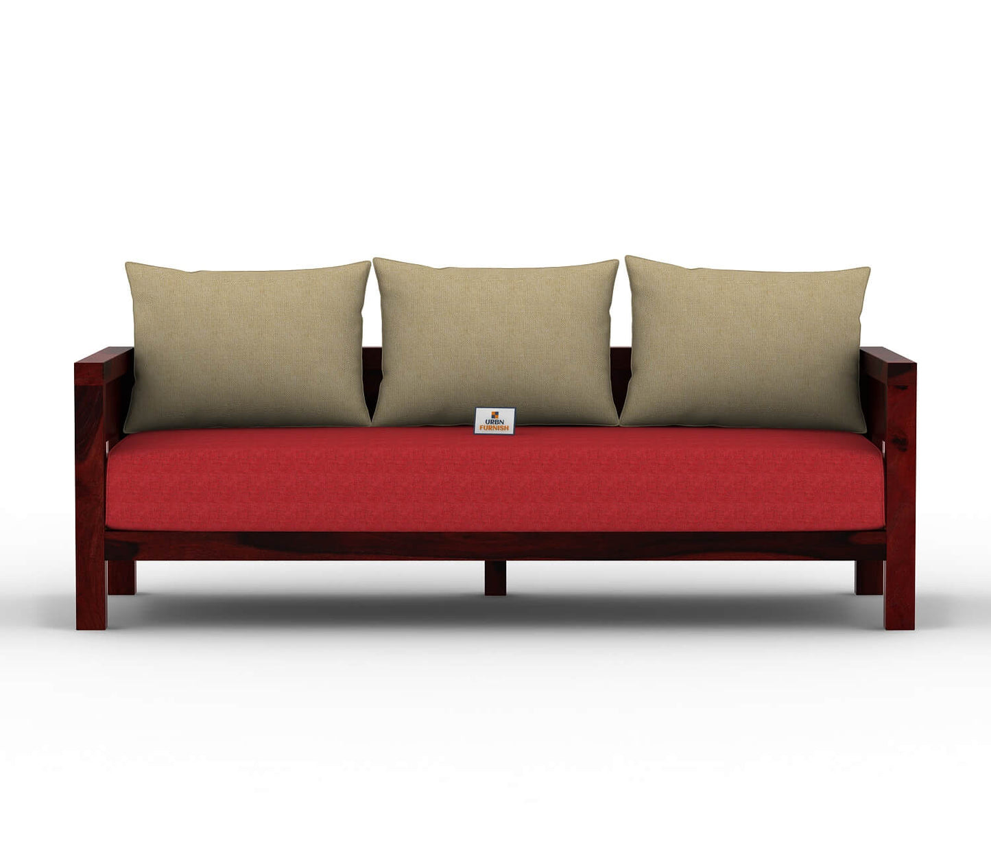 Stamford Wooden 3+1+1 Sofa Set - Urbnfurnish