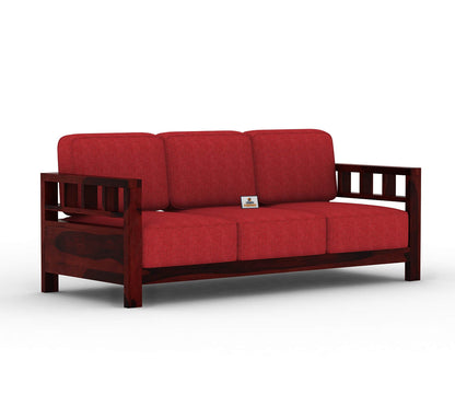 Drake Wooden 3+1+1 Sofa Set - Urbnfurnish