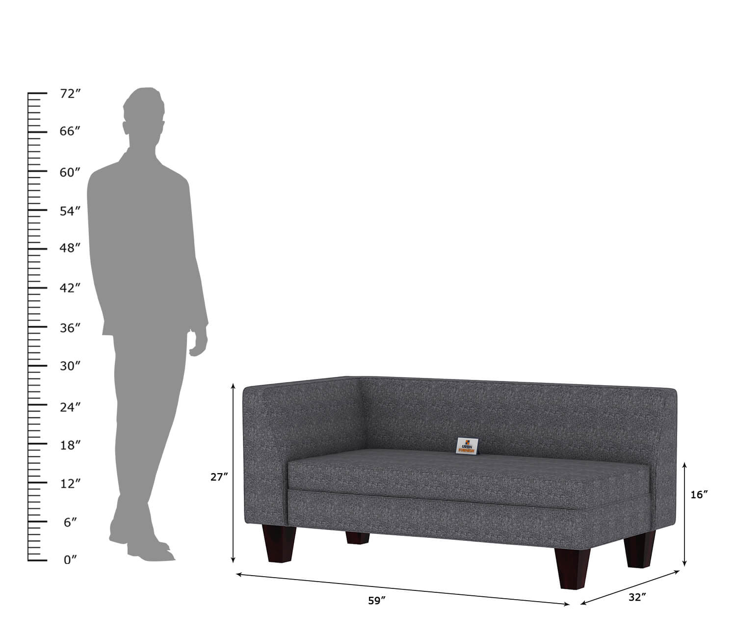 Verona Fabric Sofa Set - Urbnfurnish