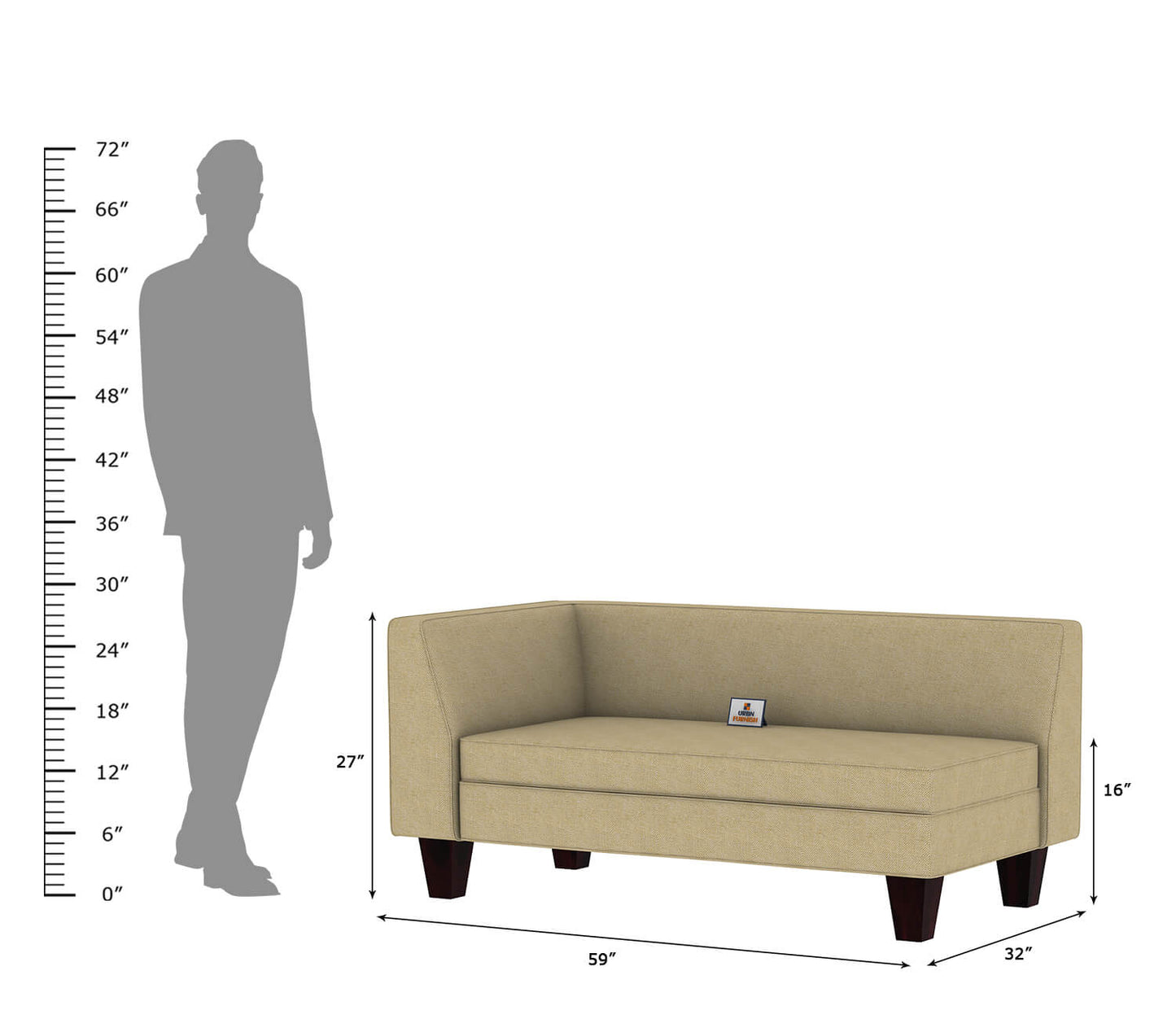 Verona Fabric Sofa Set - Urbnfurnish