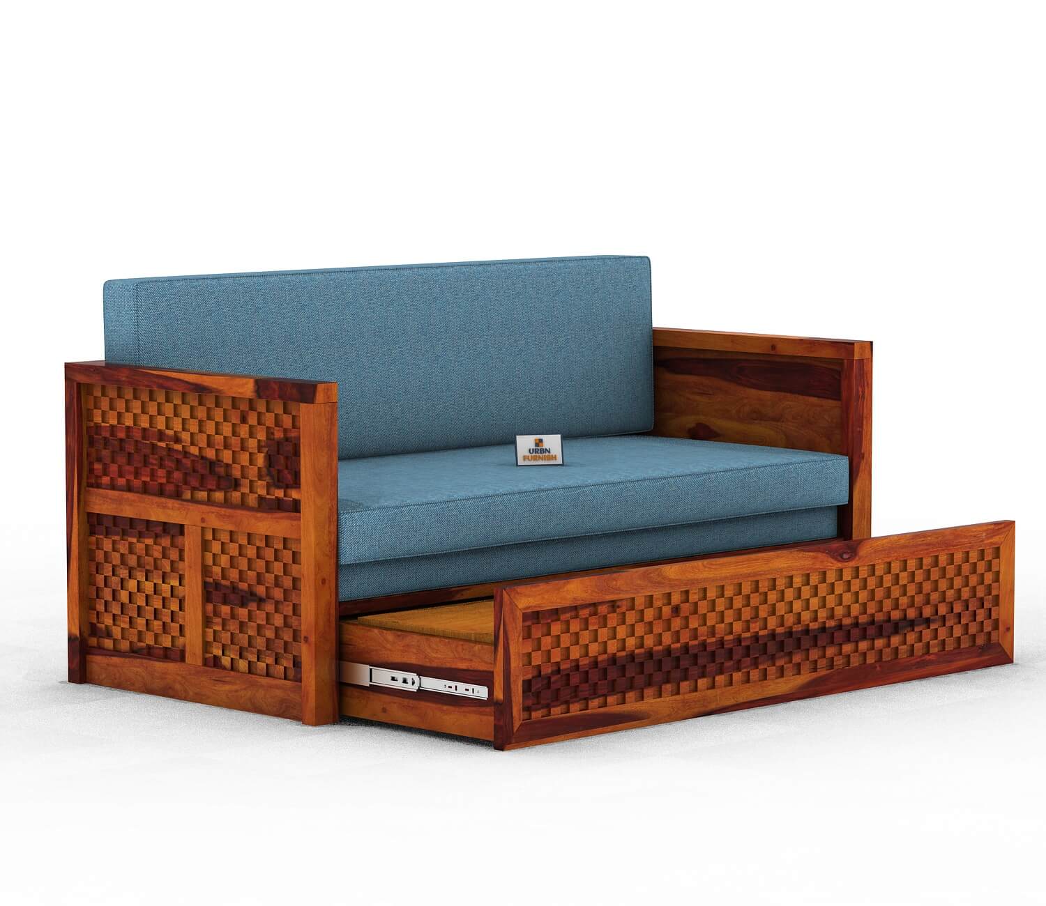 Utepils Wooden Sofa Cum Bed - Urbnfurnish
