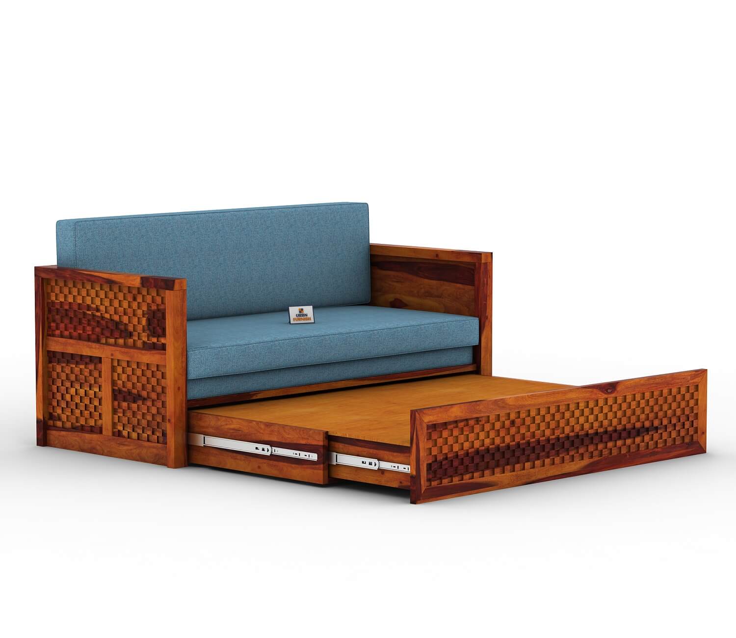 Utepils Wooden Sofa Cum Bed - Urbnfurnish