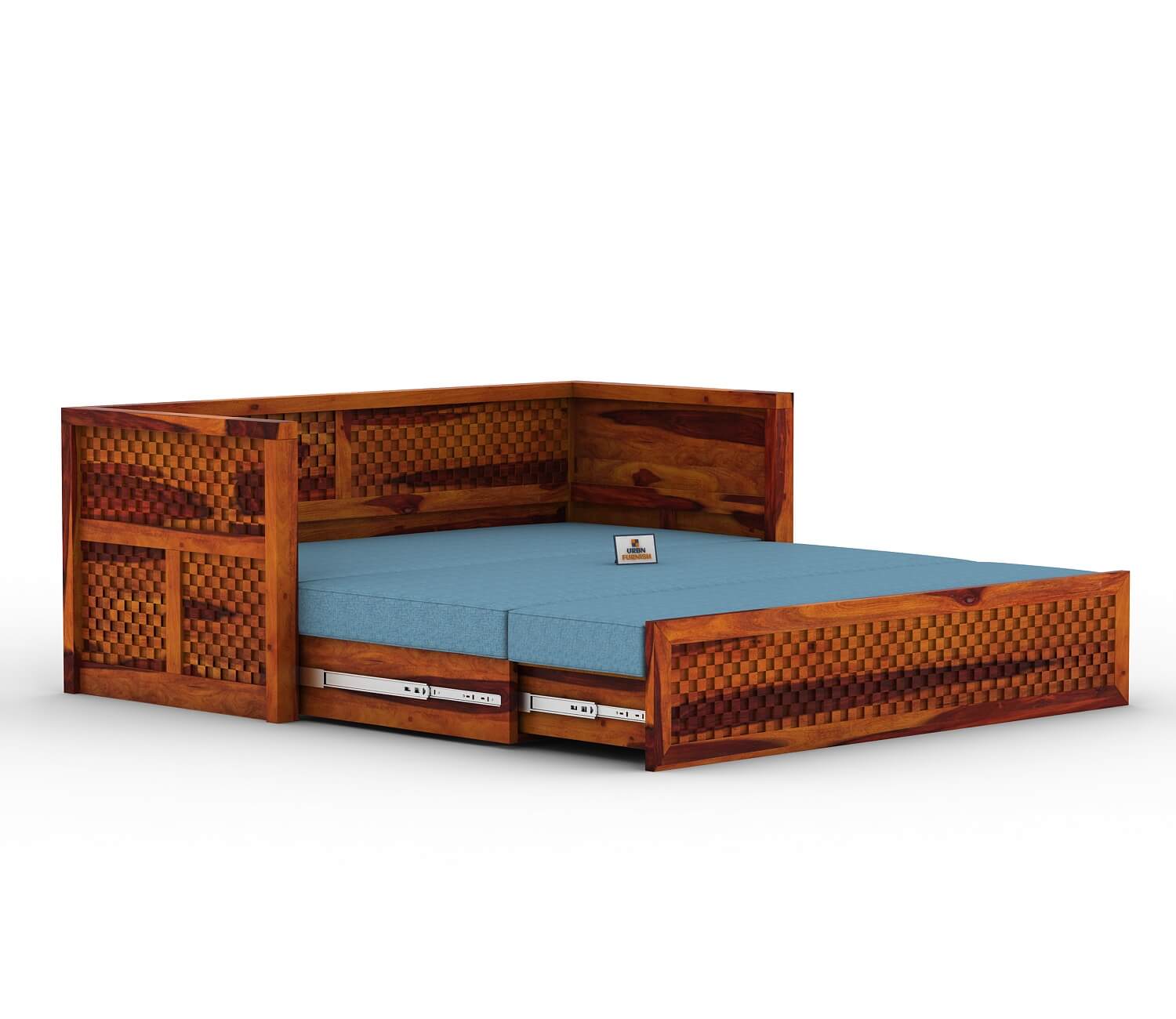 Utepils Wooden Sofa Cum Bed - Urbnfurnish