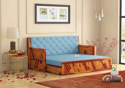 Kavan Wooden Sofa Cum Bed - Urbnfurnish