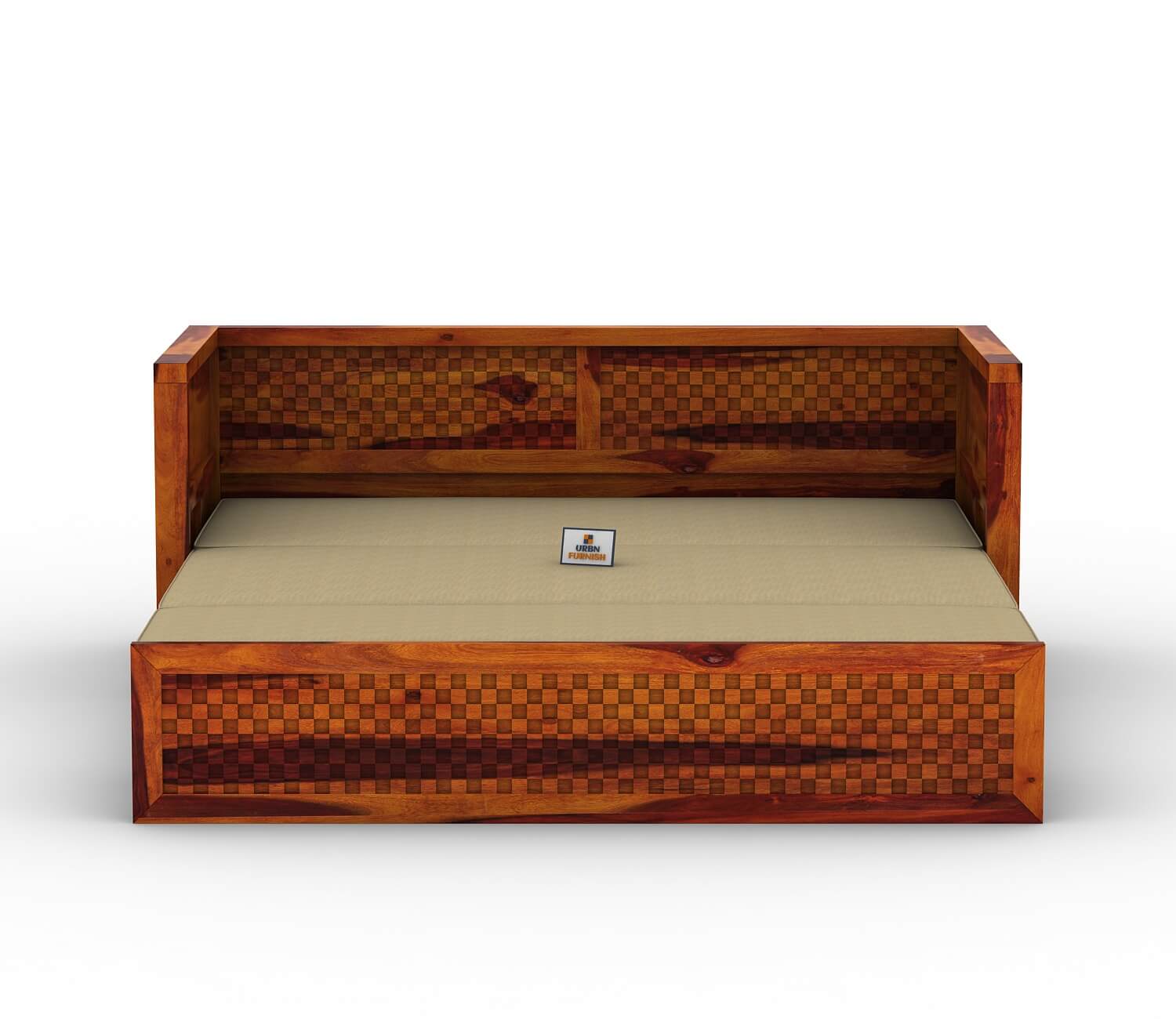 Utepils Wooden Sofa Cum Bed - Urbnfurnish
