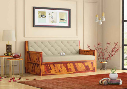 Kavan Wooden Sofa Cum Bed - Urbnfurnish