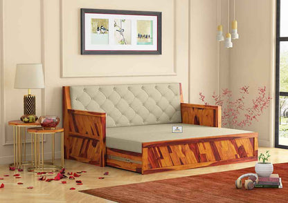 Kavan Wooden Sofa Cum Bed - Urbnfurnish