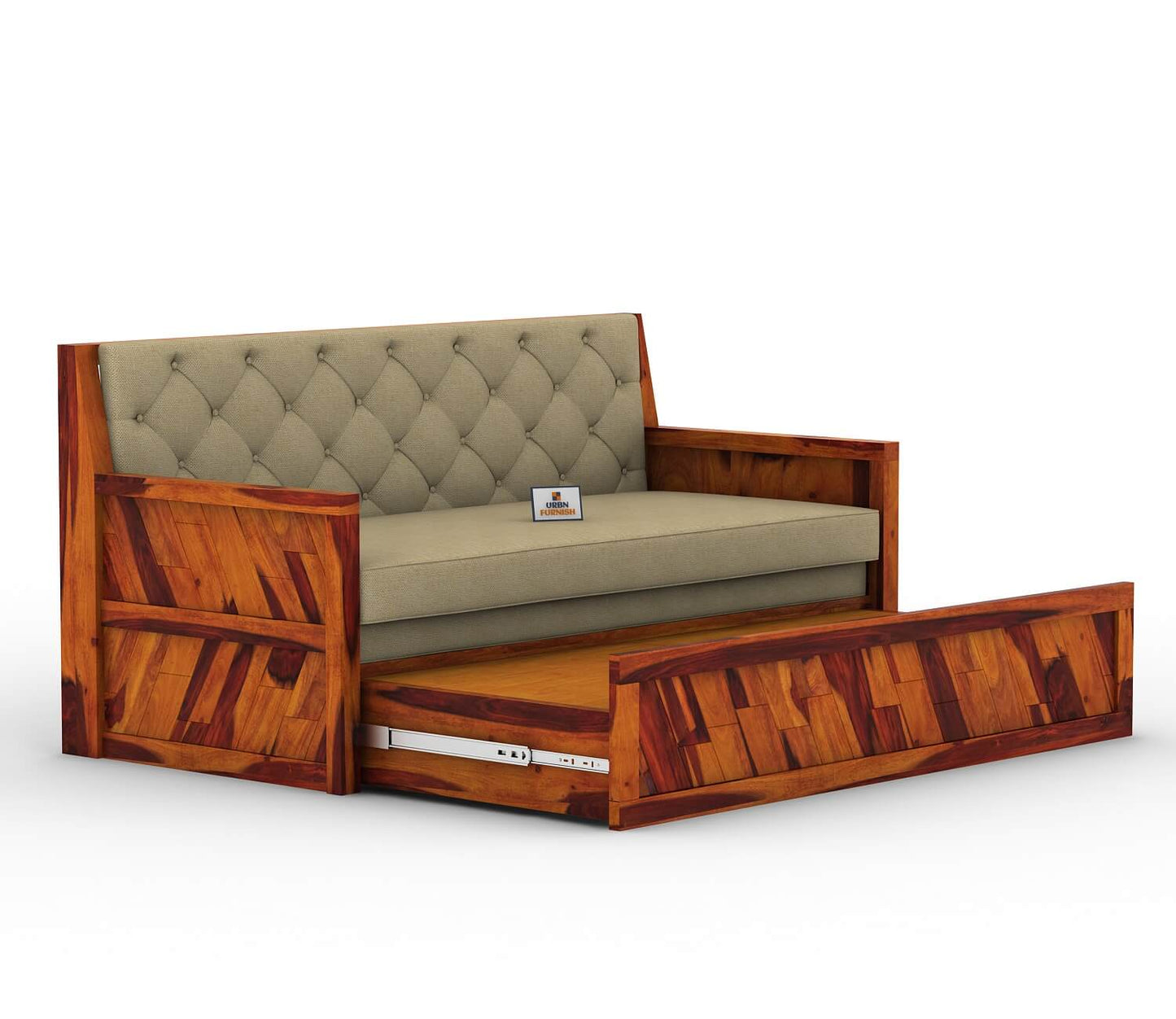Kavan Wooden Sofa Cum Bed - Urbnfurnish