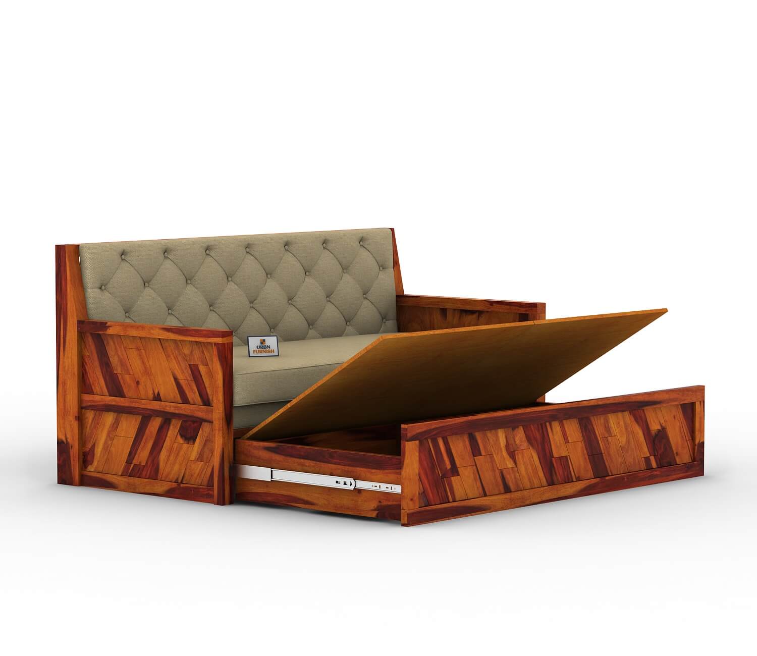 Kavan Wooden Sofa Cum Bed - Urbnfurnish